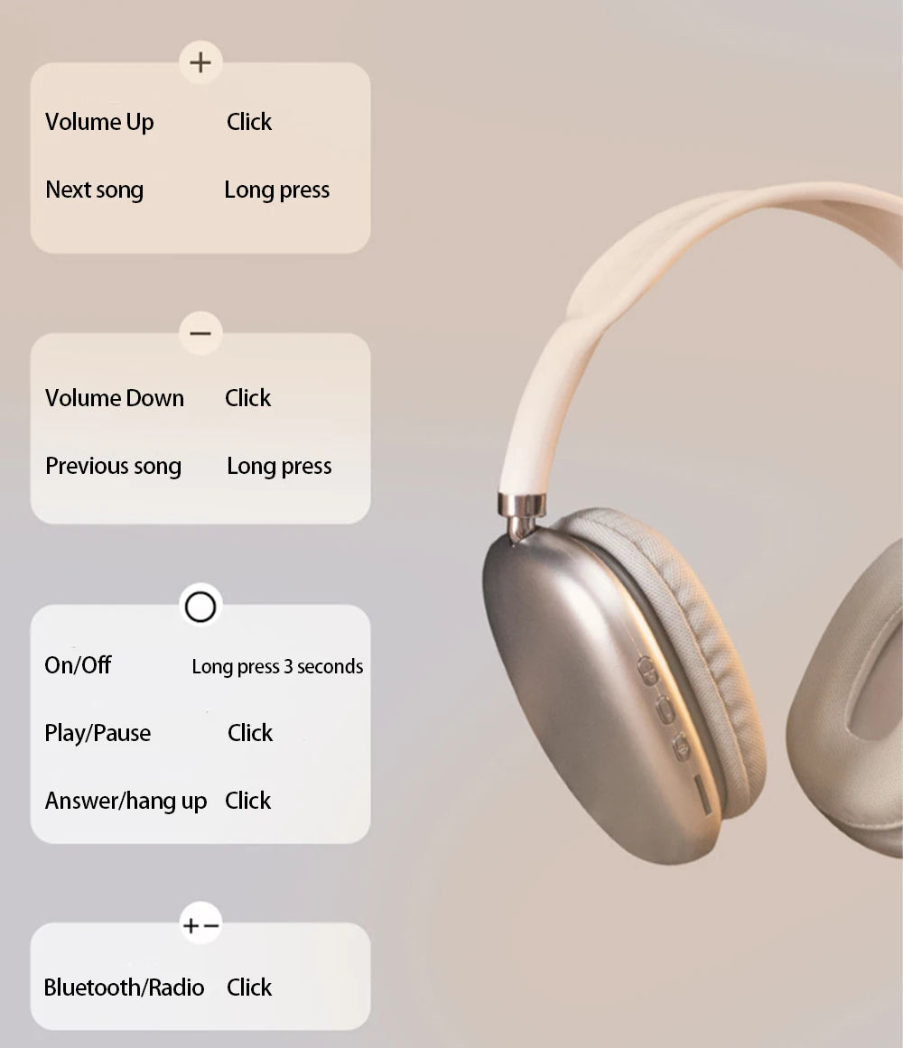 P9 Wireless Bluetooth Headset